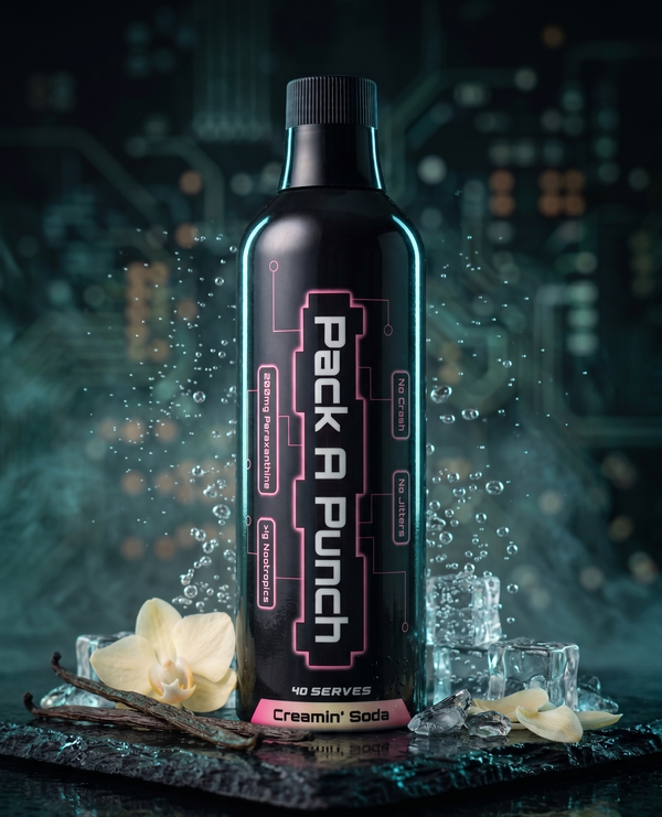 Pack A Punch — Creamin' Soda | Liquid Concentrate Nootropic | 40 Serves